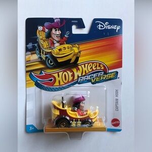 Mattel Hot Wheels Racer Verse: Disney's Captain Hook from Peter Pan - BRAND NEW!